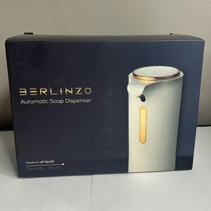 Touchless Soap Dispenser Automatic Foaming Soap Dispenser 10oz Rechargeable -New